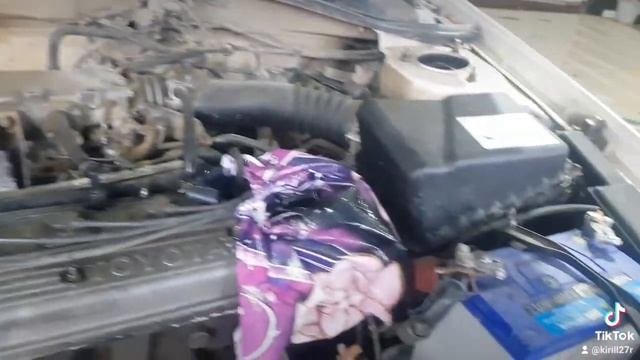 забыл закрыть маслянную крышку