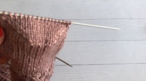 Носки спицами "Даяна" ? Детские носки спицами с укрепленной пяткой подковой