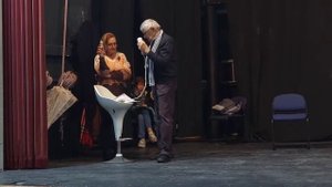 Репетиция спектакля "Пока она умирала"