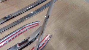 Накладки хромированные на решетку радиатора Лада Веста