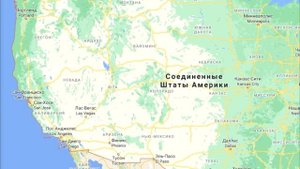 Подробная карта США - Detailed map of the USA