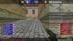 Stream cs 1.6 // SK Gaming -vs- 5F // Final GWC #3 @ bo3 [Second map] @ by kn1fe