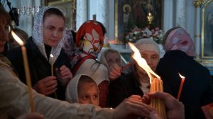 Пасхальное богослужение в минском Свято-Духовом соборе возглавил Митрополит Вениамин