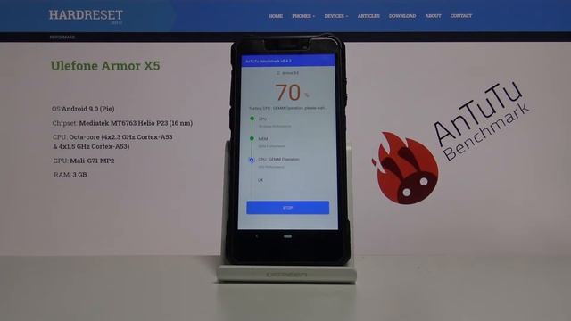 Benchmark AnTuTu in ULEFONE Armor X5 – Benchmark Results смотреть онлайн