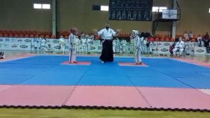Финальный бой за Кубок ДНР по Косики Каратэ.