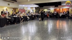 Ernesto y Paola en Milonga Gente Amiga, Enero 2023. Rondando tu esquina, #Tango #baile #dance