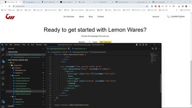Build & Deploy a landing page with Nextjs14, Shadcn, Tailwind & Typescript смотреть онлайн
