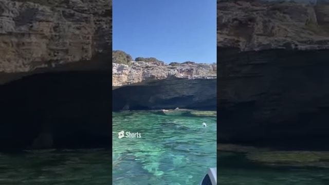 Вид с яхты на море, море, Кипр, Средиземное море