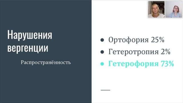 Гетерофории. Распостранённость и влияние на качество жизни