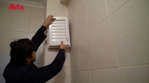 How to Install a wall return air grille with Akfix 310 Montage Adhesive (No Nail)