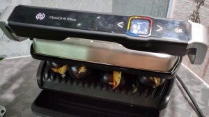 Готовим баклажаны на гриле Tefal OptiGrill Elite (что-то пошло не так)