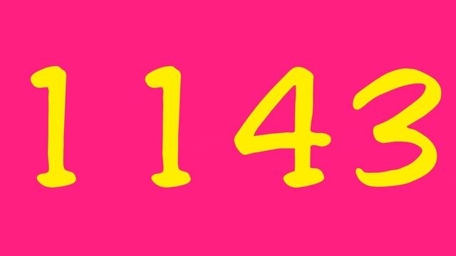 Colorful Numbers 1 To 2020