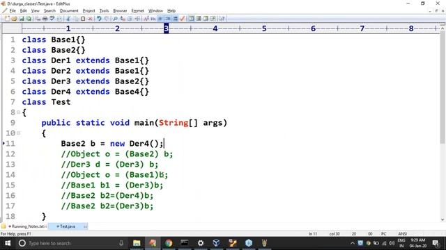 Java Certification 8 & 11 OCJA (1Z0 - 808 & 815) Session - 59 | Object level type casting. смотреть онлайн