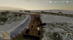 Автогрейдер ДЗ-143 для Farming Simulator 2019