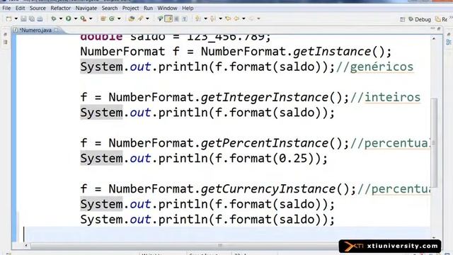 Curso Online: Java - 072: NumberFormat, parse, Internacionalização смотреть онлайн