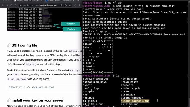 Creating a SSH key connection with a server смотреть онлайн