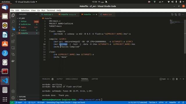 Makefile Embedded Target #9 смотреть онлайн