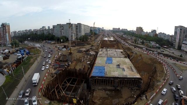 #Реконструкция Московского шоссе # пр. Кирова # ул. Г.Димитрова # июль 2016 #Samara смотреть онлайн