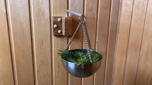 Арома чаша для сауны и бани 12 см.