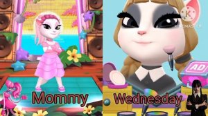 mommy long legs vs Wednesday Addams VS My Talking Angela 2 ?