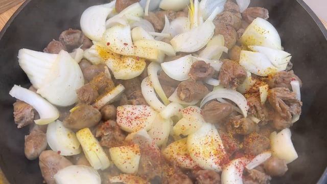 Куриные сердечки ? проще и вкуснее блюда не придумаешь ? смотреть онлайн