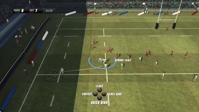 Rugby Challenge 3 PS4 Defence смотреть онлайн