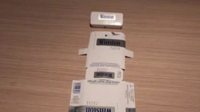 Как сделать самолёт из пачки сигарет? смотреть онлайн