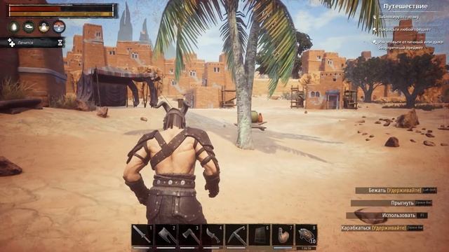 Conan Exiles выживание и прохождение - 10 - Город изгоев ! смотреть онлайн