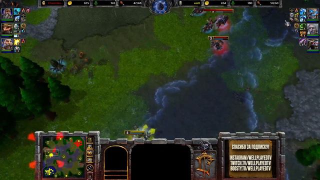 Альянс с одной базы реально?: 120 (Ud) vs Chaemiko (Hum) Warcraft 3 Reforged