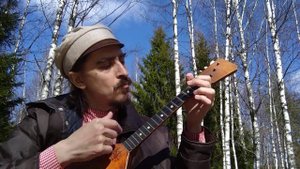 Уральская улошная на балалайке народного строя.