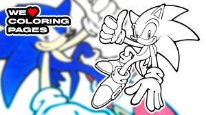 #17 Соник Раскраска | МЫ ❤️ РАСКРАСКИ
