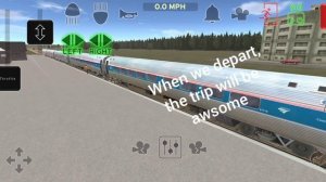 New York Train Trip GONE WRONG! Train And Rail Yard Simulator Story #1