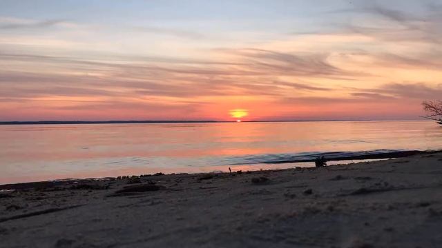 Закат на Горьковском море в Нижегородской области смотреть онлайн