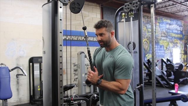 Single Arm Tricep Pushdowns: How To смотреть онлайн