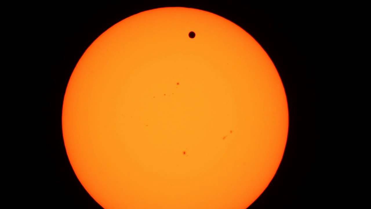 Venus transit (6 june 2012, 7:37)