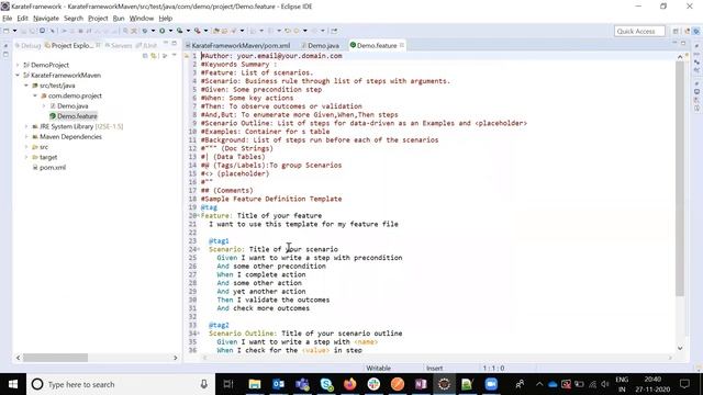 How to setup karate framework in Maven Project смотреть онлайн