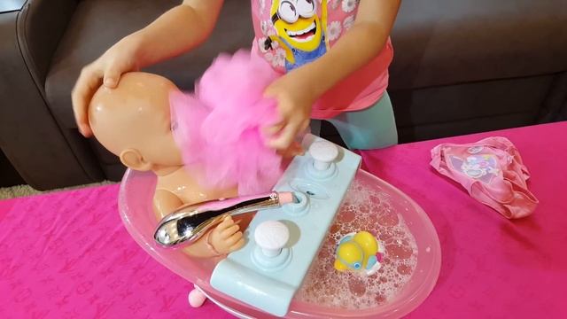 Беби Борн интерактивная ванна. Обзор ванны для Беби Борн. Baby Born Interactive Bathtub with duck