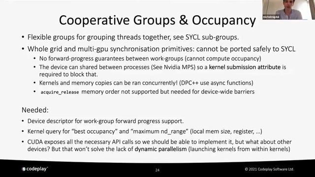 Practical lessons porting from CUDA to SYCL смотреть онлайн
