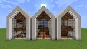 Майнкрафт - Как построить роскошный современный дом. Minecraft