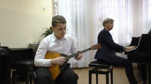 Давыдов Егор, Э. Артемьев «Романс», РусНар пляска «Барыня», обр. Ю.Соловьева и Н.Толмачева