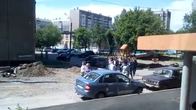 Ремонт двора, промежуточная приемка работ