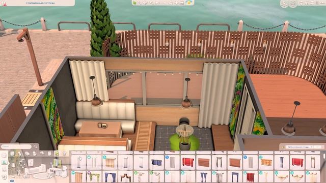 Современный ресторан ?? // Строительство The Sims 4 NO CC смотреть онлайн