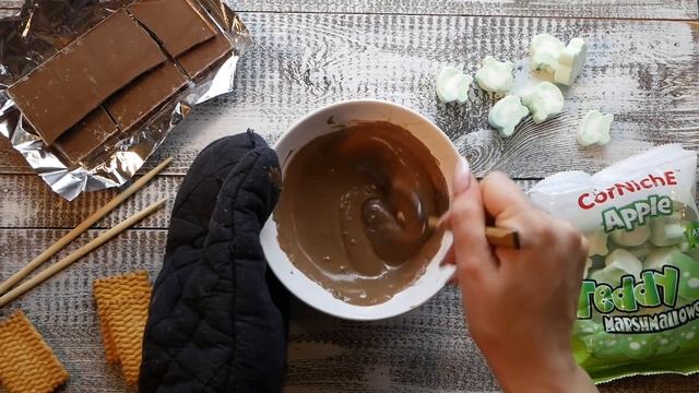 Сладкие сэндвичи-канапе с маршмеллоу