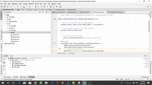 Tutorial Membuat Simple Async Task pada Android Studio смотреть онлайн