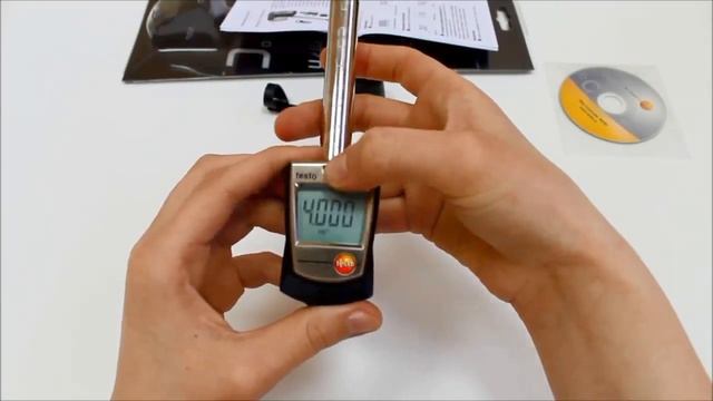 Термоанемометр testo 405 V1 смотреть онлайн