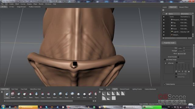 9 урок - Продвинутый моделинг в 3dsMax и Mudbox (Динозавр) смотреть онлайн