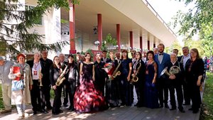 Ульяновский государственный духовой оркестр «Держава» на фестивале "На сопках маньчжурии" в Самаре