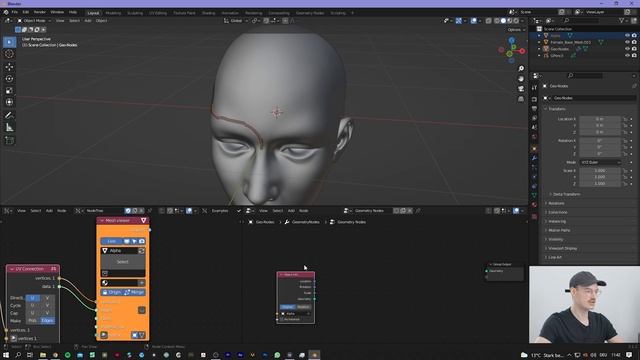 Drawing Chrome Masks - Blender Tutorial смотреть онлайн