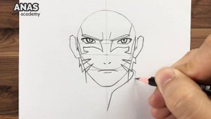 How to Draw NARUTO BARYON MODE | DrawingTutorial (step by step)