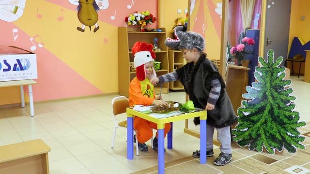 Конкурсная работа, детский сад "Колобок" - Волк и семеро козлят, на новый лад. смотреть онлайн